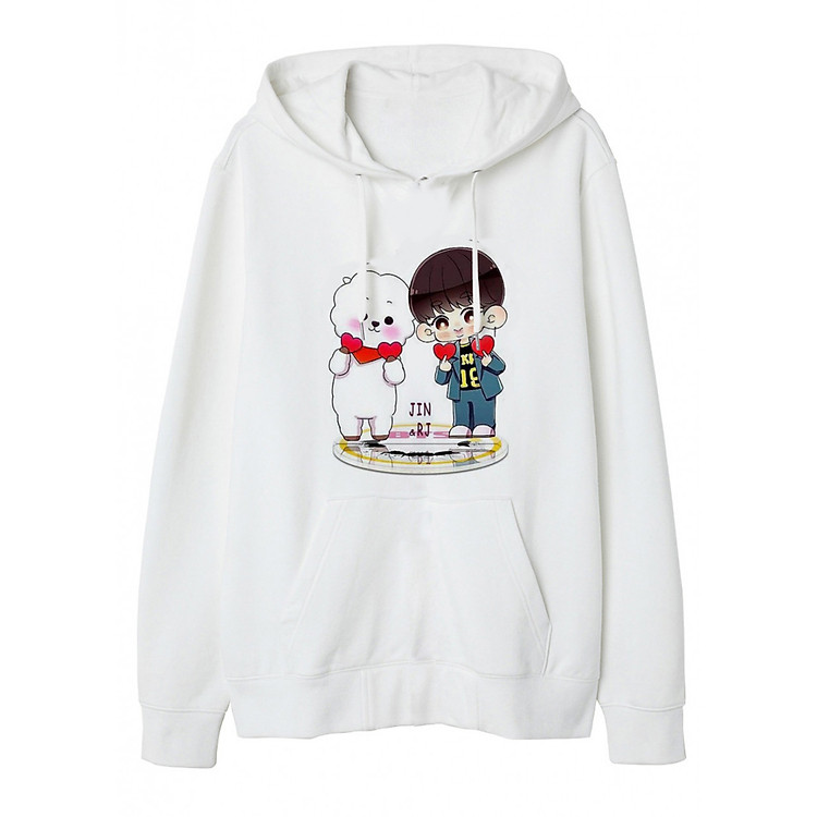 Áo Hoodie Jin Và RJ BTS