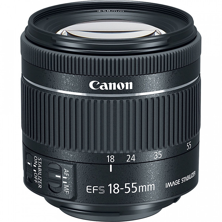 ỐNG KÍNH CANON EF-S 18-55MM F/4 - 5.6 IS STM - Hàng nhập khẩu