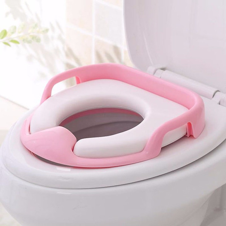 Bồn cầu thu nhỏ có tay vịn cho bé
