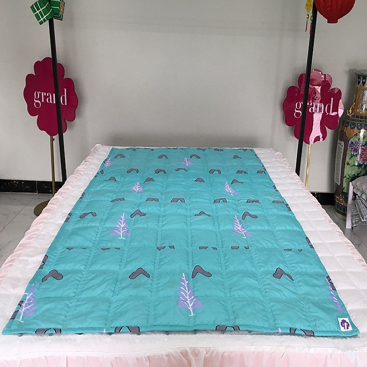 Chăn hè thu trẻ em canon Grand - 120 x 185 cm - màu xanh