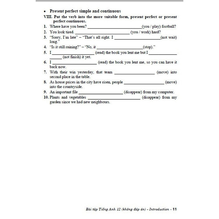 Bài Tập Tiếng Anh 12 - Ảnh 7