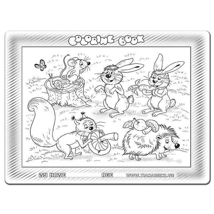 Xếp hình Tia Sáng - Chuột, Thỏ, Sóc, Nhím Chính hãng Giá tốt - Hình ảnh 2