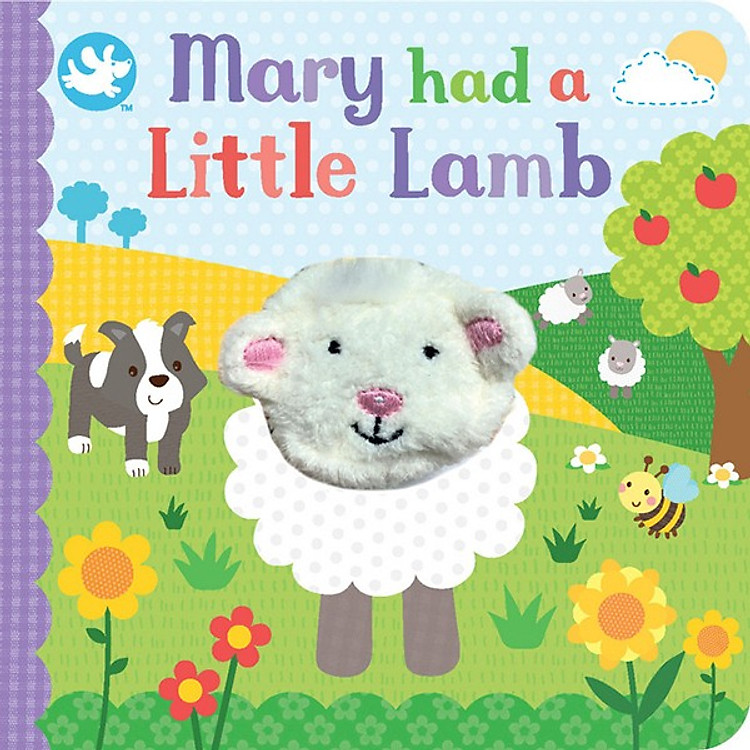Sách Little Me Mary Had a Little Lamb Finger Puppet Book