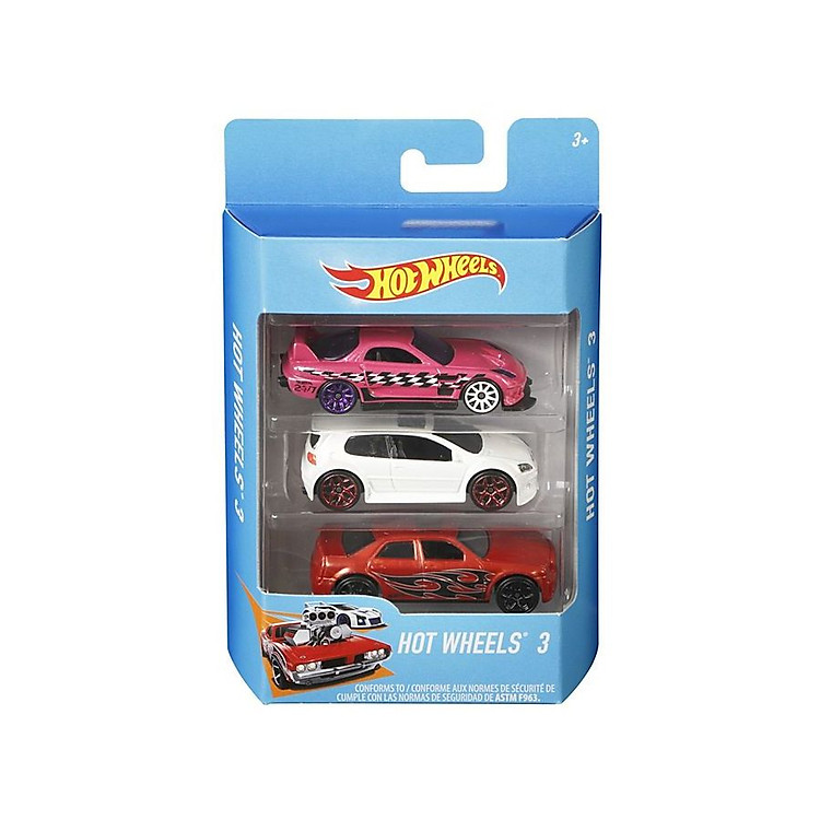 Bộ 3 Siêu Xe Hot Wheels K5904 Chính hãng Tiết kiệm - Hình ảnh 3