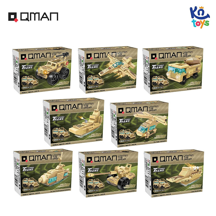 Mua Đồ Chơi Xếp Hình Qman 42202 - Xe bọc thép Chính hãng Ưu đãi - Hình ảnh 4