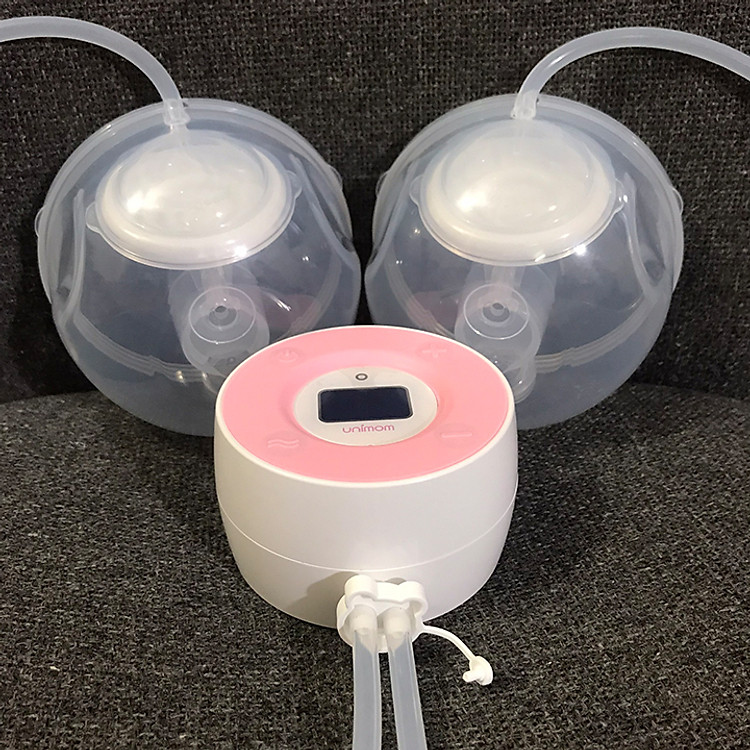 Combo Máy Hút Sữa Unimom Minuet LCD Và Cup Handsfree (Có Pin Xạc Kèm Adapter)