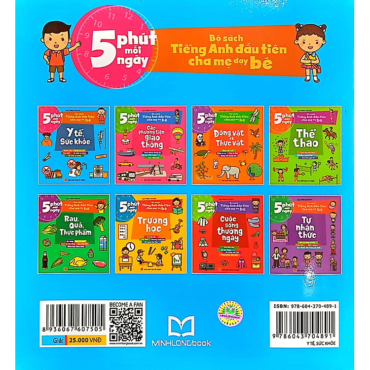 Bộ Sách Tiếng Anh Đầu Tiên Của Bé - 5 Phút Mỗi Ngày (Tái Bản 2022) - Ảnh 8