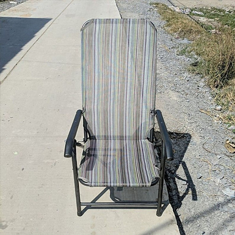 Ghế Xếp Tay Vịn Có Tăng Đưa ( Khung Thép )