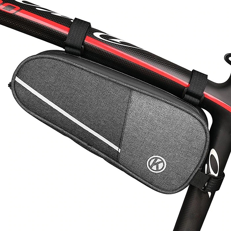 Túi Treo Sườn Xe Đạp Dài K-01ML Phom Mềm Gắn Sườn Xe, vải Oxford chống mài mòn, chống Nước, 1 Ngăn - Mai Lee