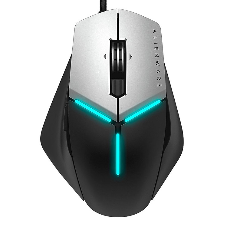 Chuột Chơi Game Có Dây Alienware AW958 12000DPI RGB 13 Phím - Hàng Chính Hãng