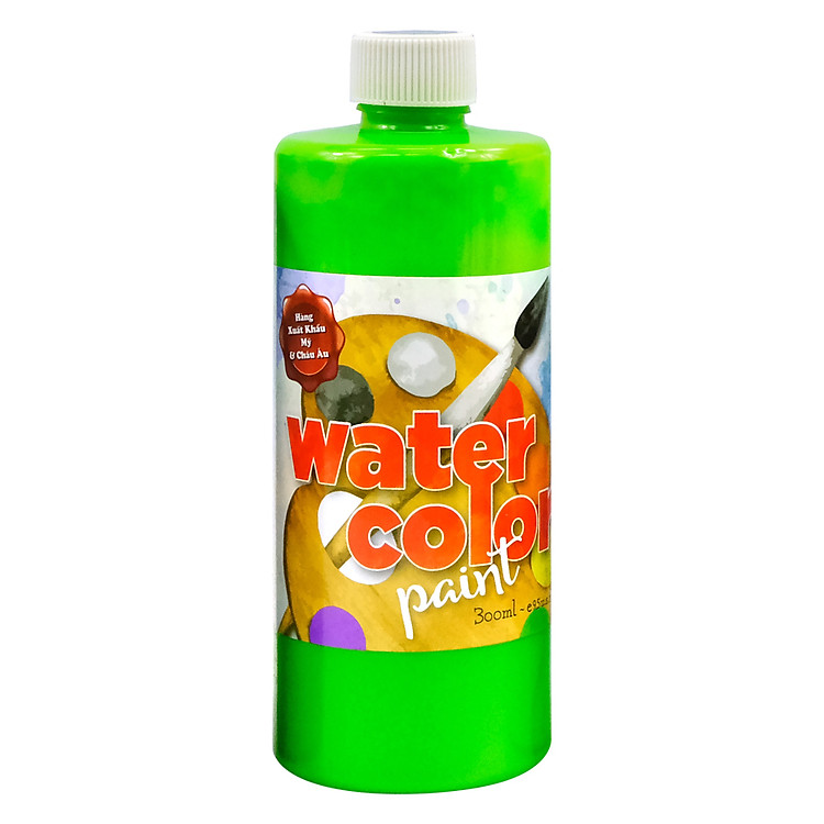 Chai Màu Vẽ Water 300ml - Xanh Lá
