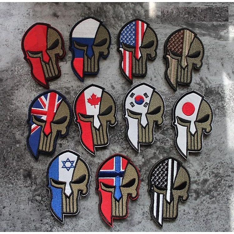 Patch_ miếng dán velcro vải huy hiệu _chiến thuật