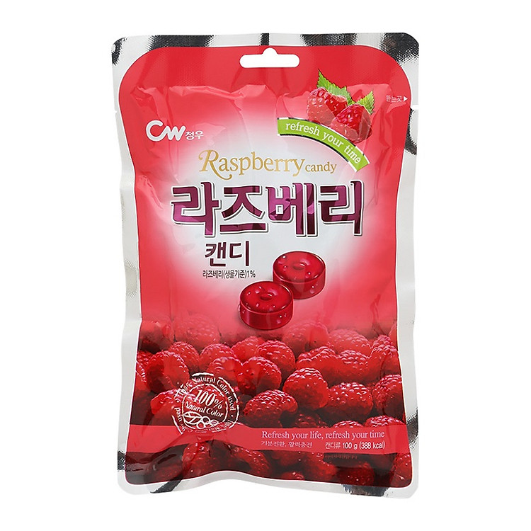 Kẹo trái cây vị mâm xôi 100g (CW)