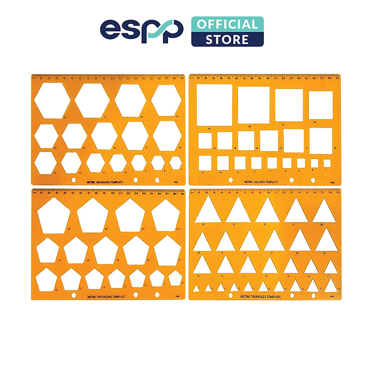 Bộ thước dẻo vẽ hình học (4 chiếc) - Ảnh 4