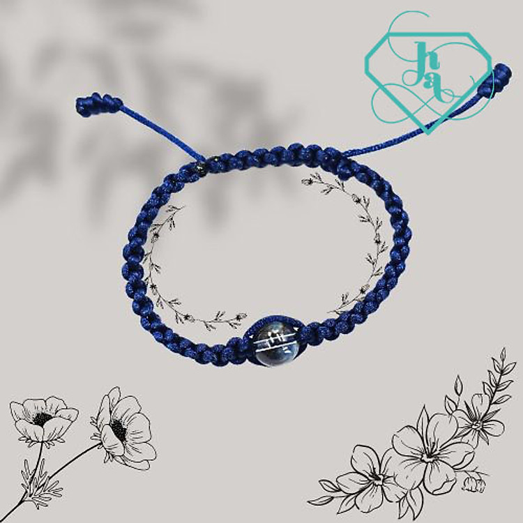 Vòng thắt dây thạch anh khói VTD-05