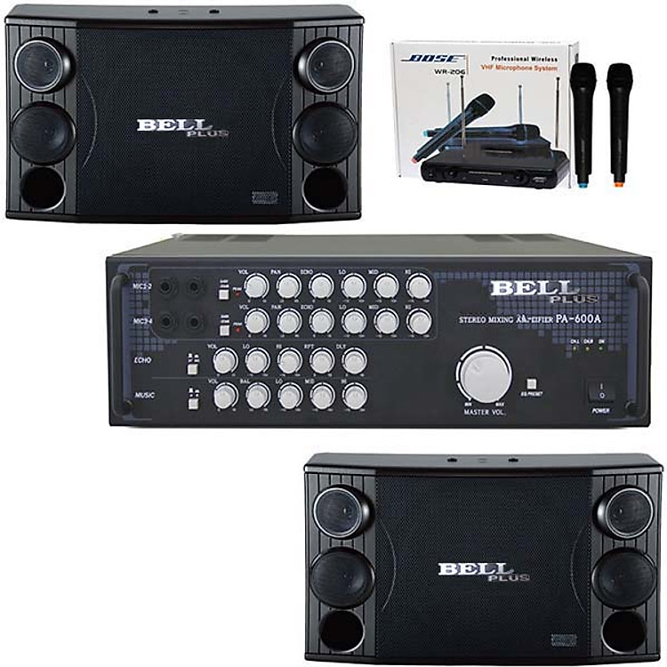 Dàn karaoke và nghe nhạc PA - 600A BellPlus (HÀNG CHÍNH HÃNG)
