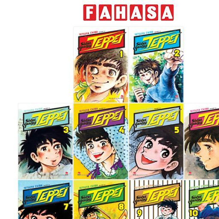 Sách - Combo Manga - Siêu Quậy Teppei: Tập 1 - 10 (Bộ 10 Tập)