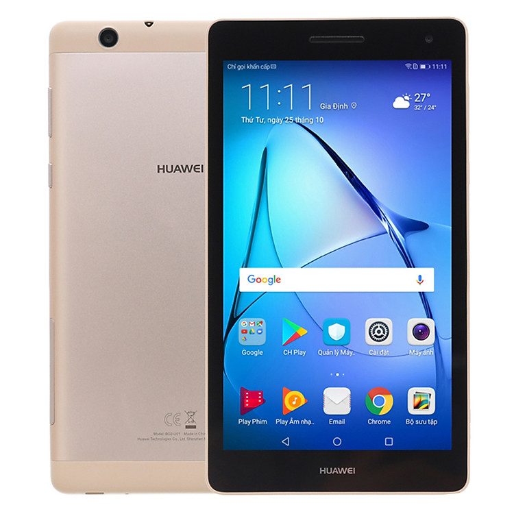 Máy Tính Bảng Huawei MediaPad T3 7.0 (Vàng) - Hàng Chính Hãng