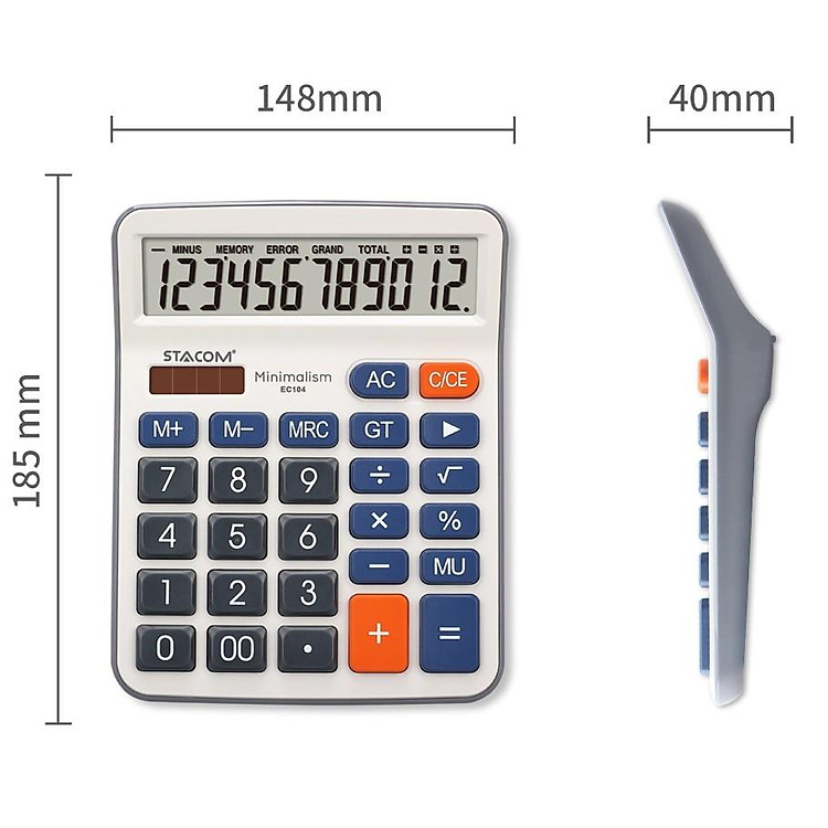 Máy Tính Cầm Tay Stacom 12 Số EC104 - Ảnh 4
