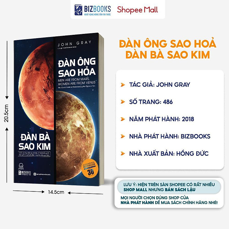 Đàn Ông Sao Hỏa Đàn Bà Sao Kim – Thấu Hiểu Phụ Nữ Đàn Ông Hay, Giữ Hạnh Phúc Gia Đình, Tình Yêu - Ảnh 5