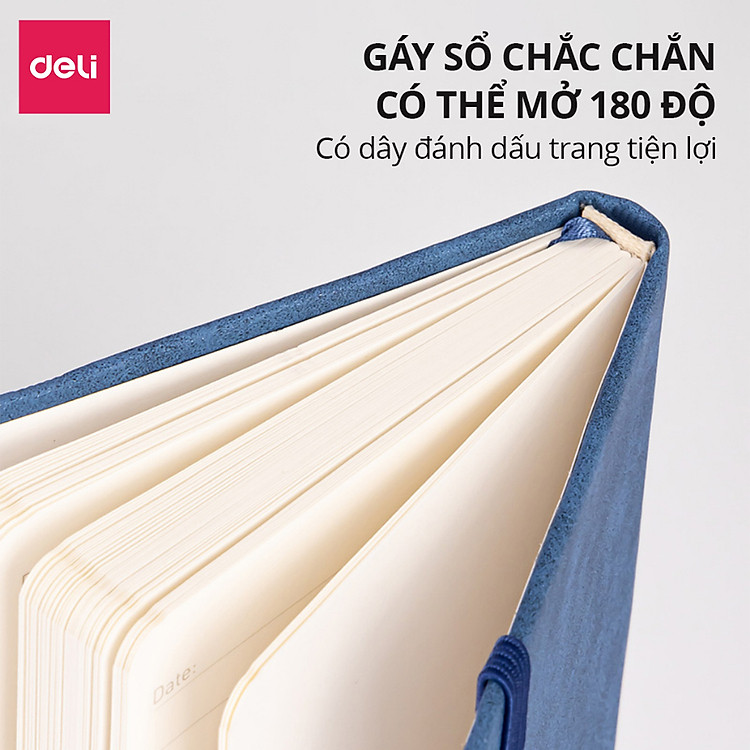 Sổ Tay Bìa Da Kẻ Ngang Mini A6 (192 trang) - Ảnh 7