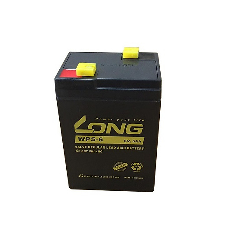 Ắc Quy LONG 6V 5Ah – WP5-6 (PDC-TECH)