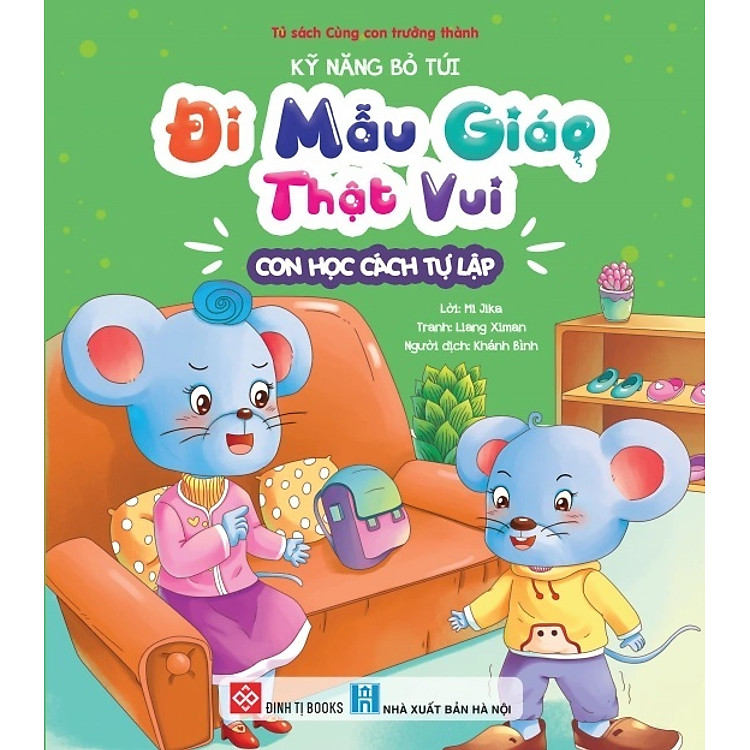 Sách - Truyện Tranh Kỹ Năng Bỏ Túi, Đi Mẫu Giáo Thật Vui (Cho bé từ 0 - 6 tuổi) – Đinh Tị Books