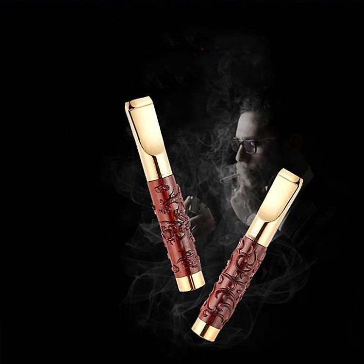 Tẩu Lọc Thuốc Gỗ Đàn Hương Cầm Tay 357ZB - Ảnh 2