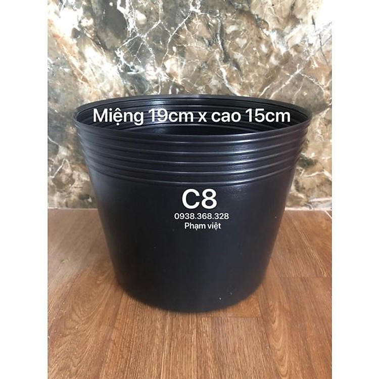 chậu nhựa mềm 50 chậu C8