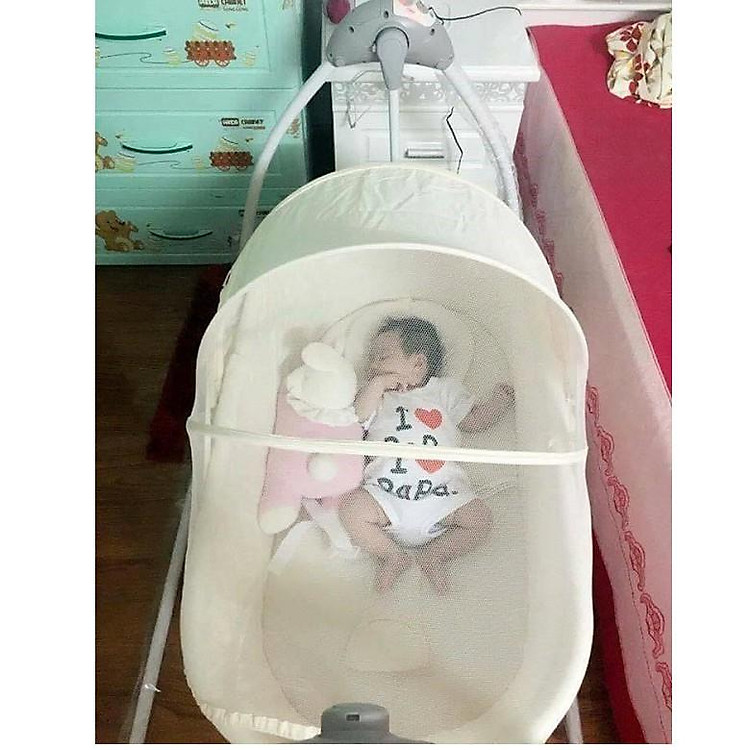 Nôi điện điều khiển từ xa Mastela Chính hãng Giá tốt - Hình ảnh 3