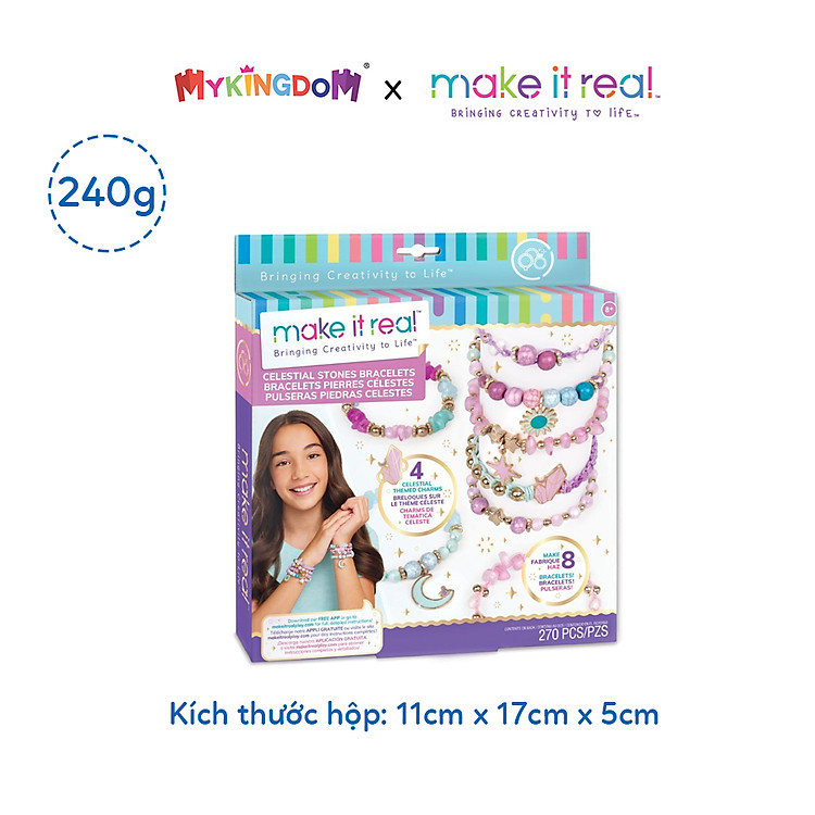 Bộ Vòng Tay Đính Đá MAKE IT REAL Chính hãng Tiết kiệm - Hình ảnh 2