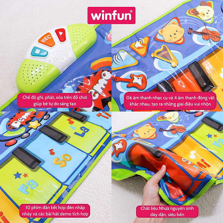 Mua Thảm đàn Size lớn Winfun 2507-NL Chính hãng Giá rẻ - Hình ảnh 5