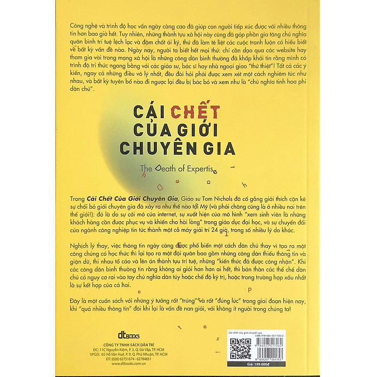 Cái Chết Của Giới Chuyên Gia (Tom Nichols) - Ảnh 2