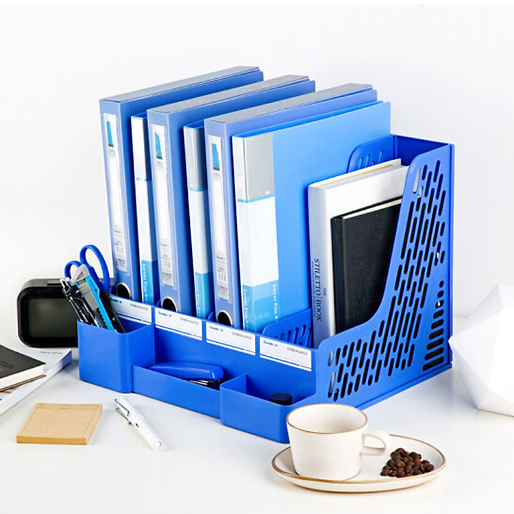 Giá 4 ngăn có ống cắm Guangbo WJK9267H (xanh) - Ảnh 5