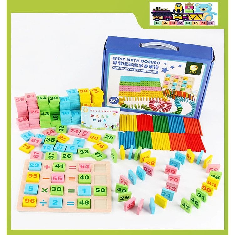 Mua tại MyKingdom: Đồ Chơi Gỗ 100 Domino Học Toán - Ngập tràn khuyến mãi