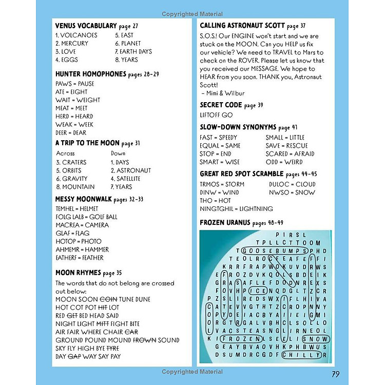 Britannica's Amazing Word Activities: Follow The Stars! What Happened On Mars? - Ảnh 7