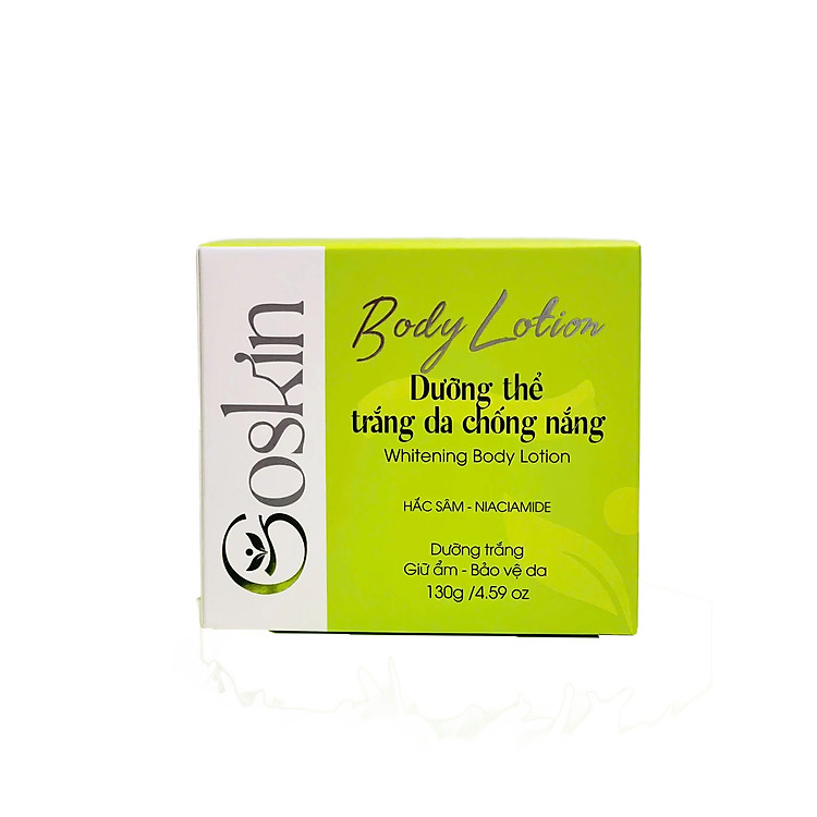 Dưỡng Thể Trắng Da Chống Nắng 130g Goskin