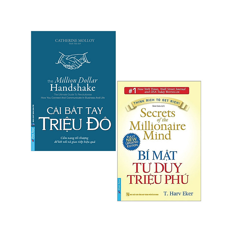 Combo Sách Bí Mật Tư Duy Triệu Phú + Cái Bắt Tay Triệu Đô (Bộ 2 Cuốn) _FN