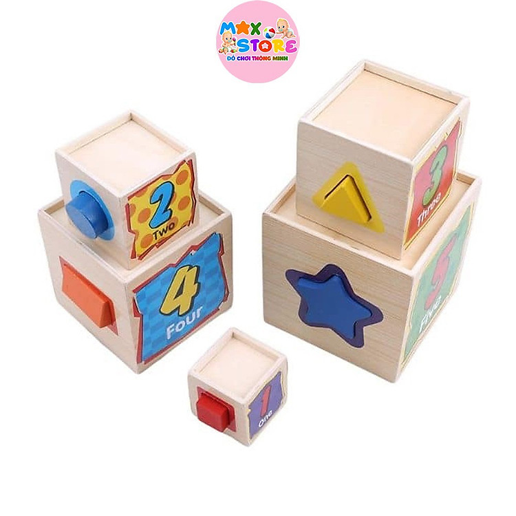 Đồ chơi lồng hộp thả khối thông minh Chính hãng Giá rẻ - Hình ảnh 3