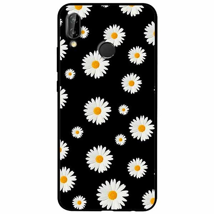 Ốp lưng in cho Huawei Nova 3e Mẫu Hoạ Tiết Hoa Cúc