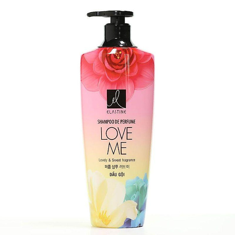 Dầu Gội Elastine Shampoo De Perfume Love Me Chai 600ML
