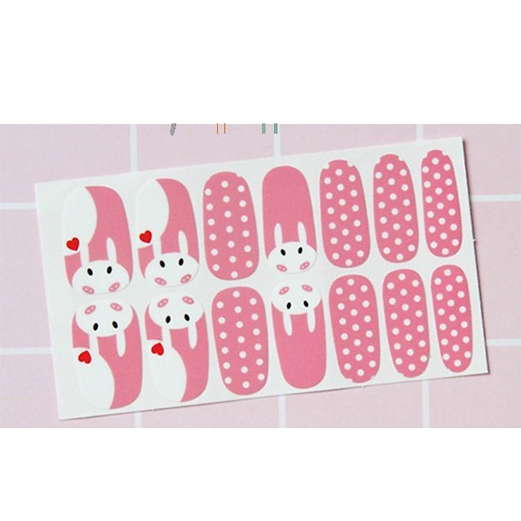 2 Miếng Dán Móng Tay Nail Wraps Sticker
