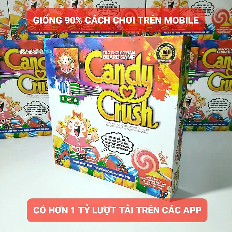 Đồ Chơi Board Game Candy Crush EASYKIDS Chính hãng Ưu đãi - Hình ảnh 3