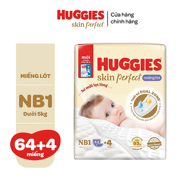 Tham Khảo tại ConCung: Miếng lót sơ sinh Huggies Skin Perfect NB1 , nhận ngay nhiều Ưu đãi