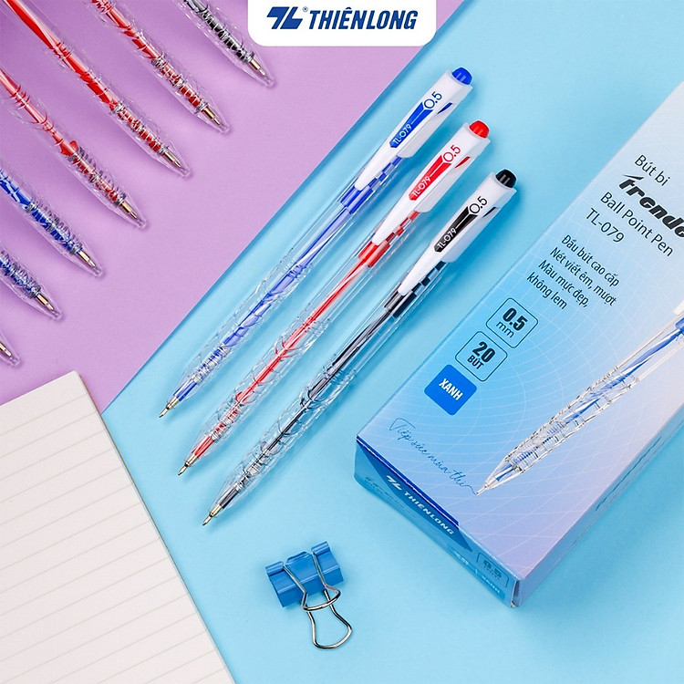 Bút Bi Thiên Long TL-079 (5 chiếc) - Ảnh 5