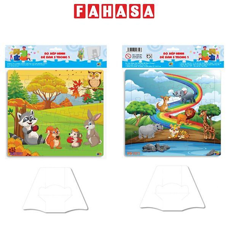 Mua Bộ 2 Tranh Xếp Hình 36 Mảnh Chính hãng Tiết kiệm