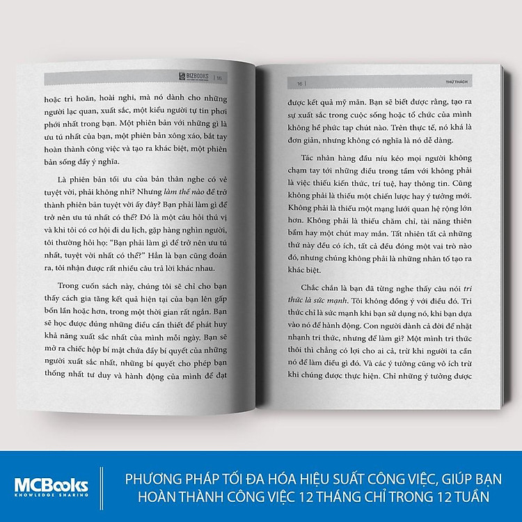 Tối Đa Hóa Hiệu Suất Công Việc - Việc 12 Tháng Làm Trong 12 Tuần - Ảnh 2