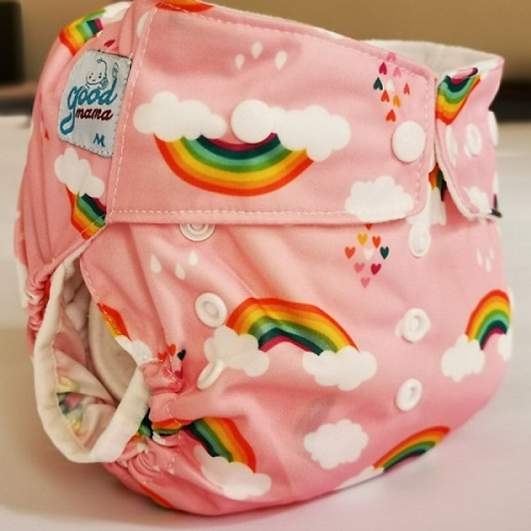 Bỉm vải Goodmama siêu chống tràn size M Chính hãng Giá rẻ - Hình ảnh 5