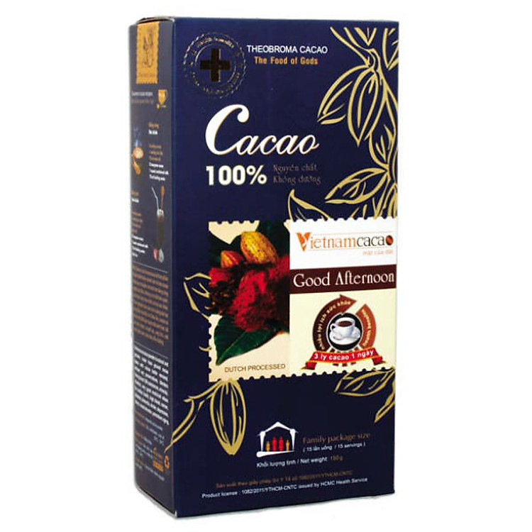 Bột Cacao Nguyên Chất Good Afternoon Vietnamcacao (150g)