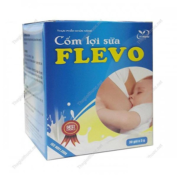 Thực phẩm chức năng Cốm lợi sữa FLEVO tăng tiết sữa và nâng cao chất lượng sữa cho các mẹ đang nuôi con bú